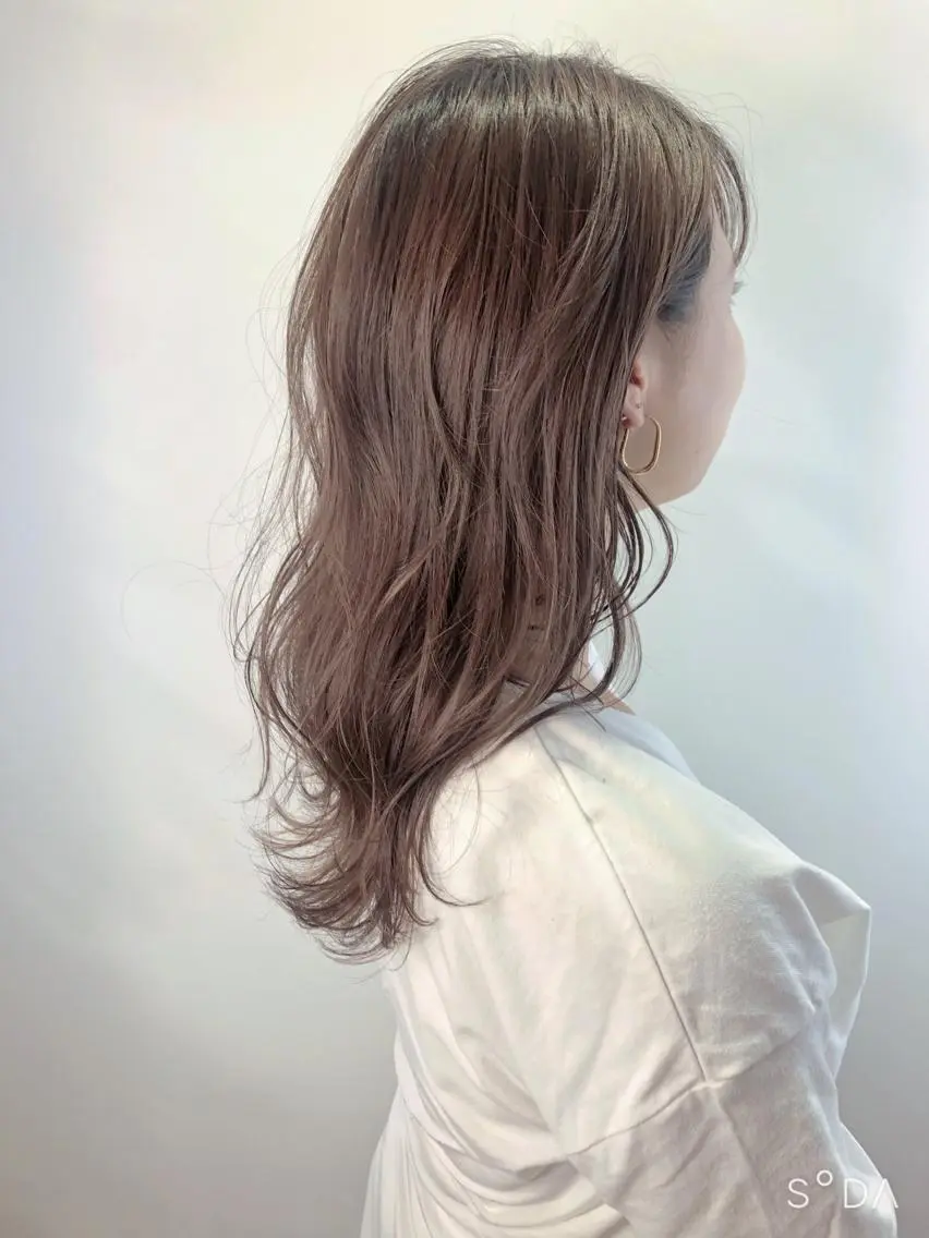 ミディアム ヘアカラー 関 京磨のヘアスタイル