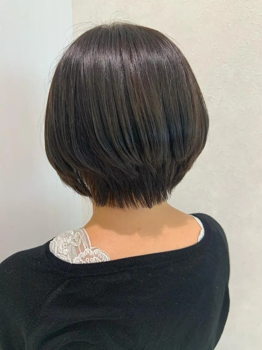 ショート カラー パーマ ヘアアレンジ ブラウンカラー ハイトーンカラー🤍 山下 優華のヘアスタイル