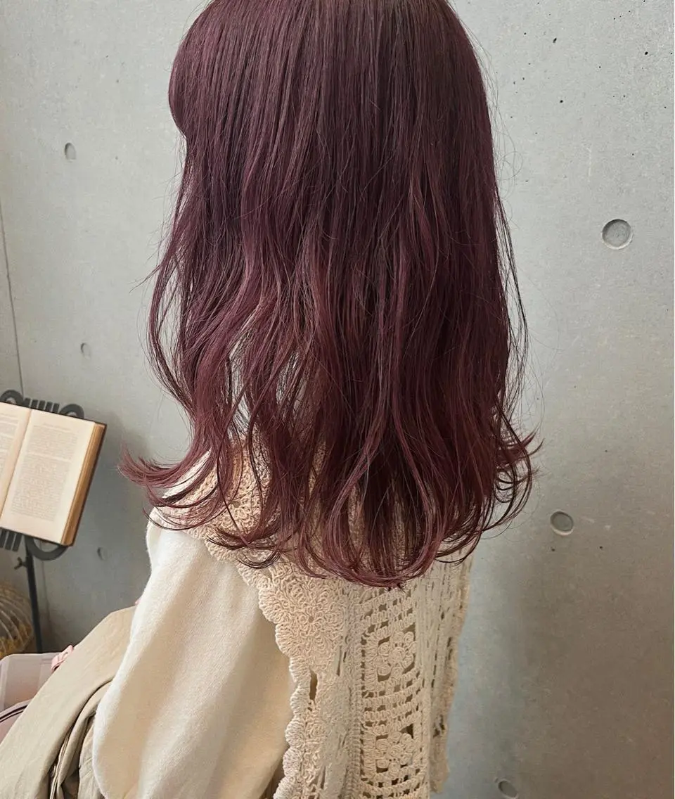 ロング カット ヘアカラー 西山 紗耶香🪽 透明感カラー/ボブのヘアスタイル