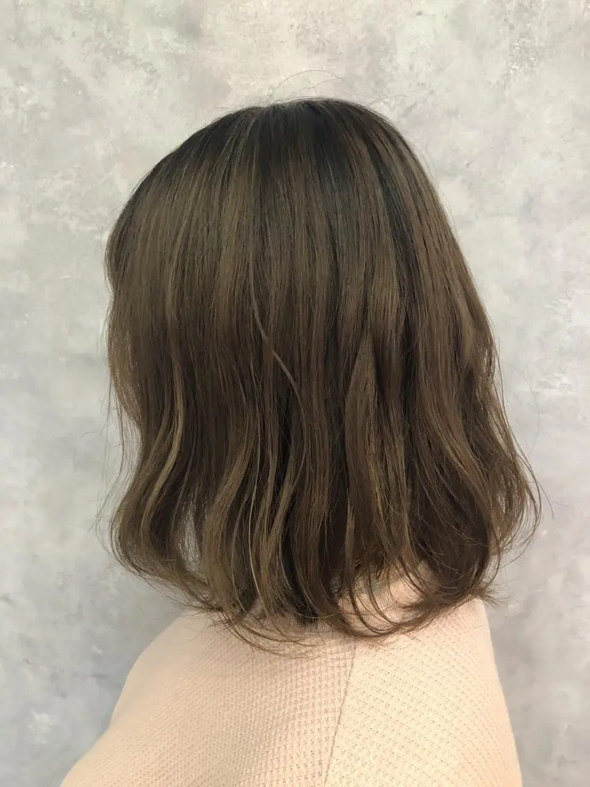 ミディアム カラー ヘアカラー トリートメント 五月女 隼人のヘアスタイル