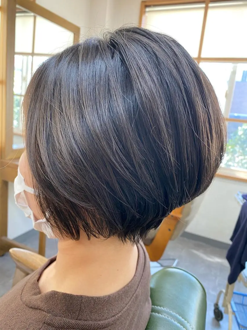 ショート ショートヘア カット トリートメント 永沼 真依のヘアスタイル