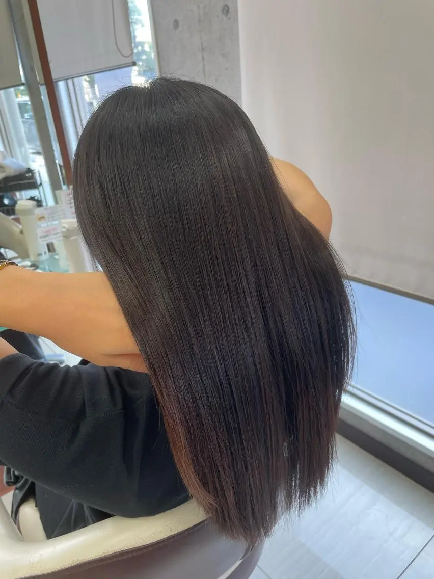ロング パーマ 縮毛矯正 色川 優斗《髪質改善》のヘアスタイル
