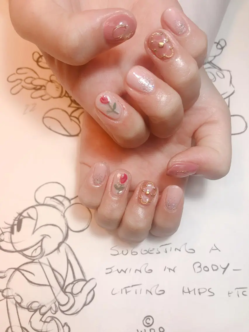 ネイル フラワーネイル owlnail /持込みデザイン専門のネイルデザイン