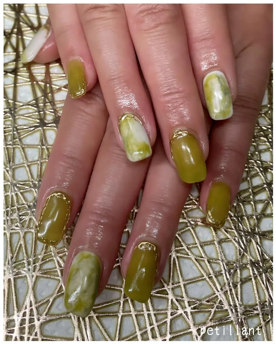 ネイル アートネイル nail salon petillantのネイルデザイン