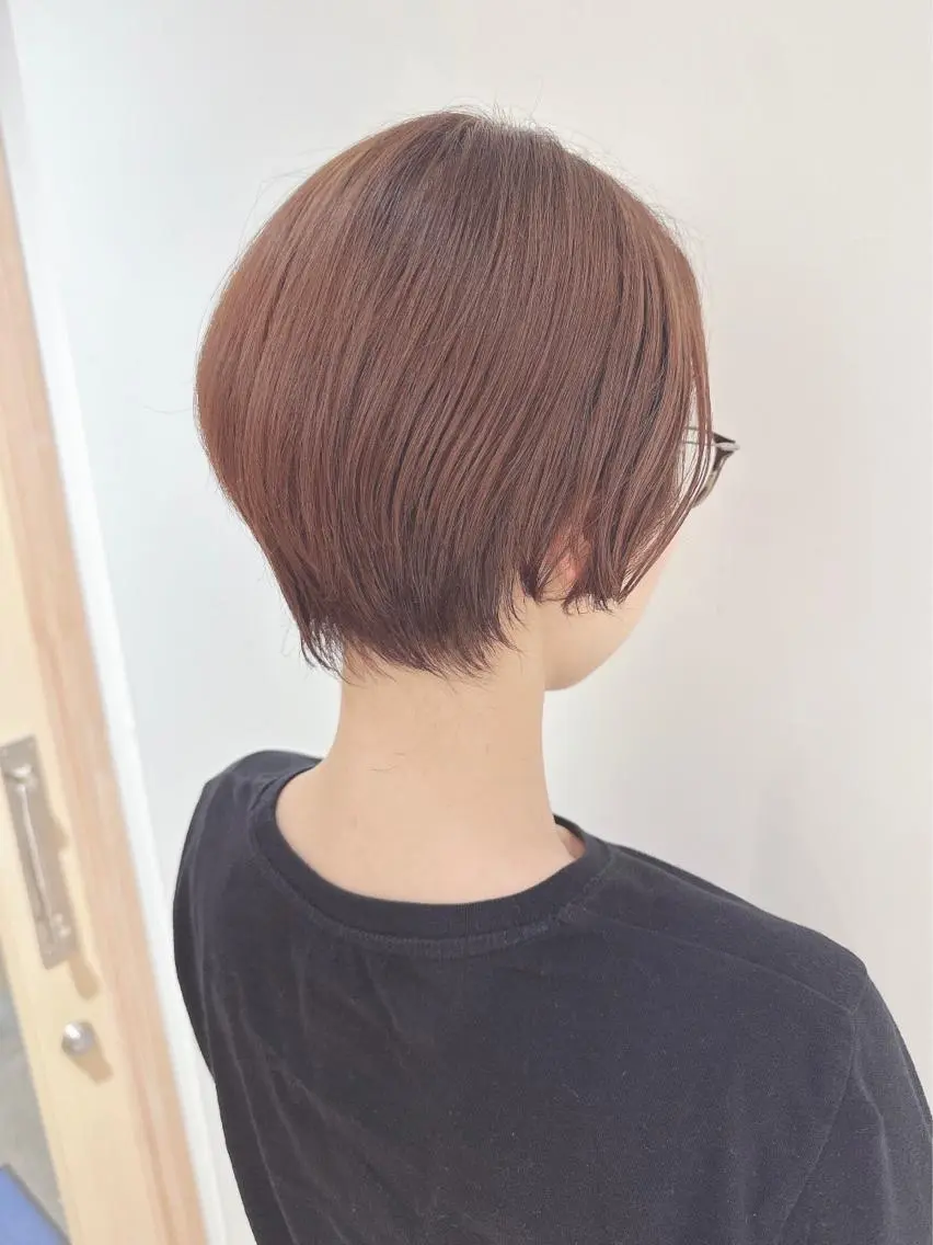 ショート カラー カット ヘアカラー なりたいが叶う ながしまじゅんきのヘアスタイル