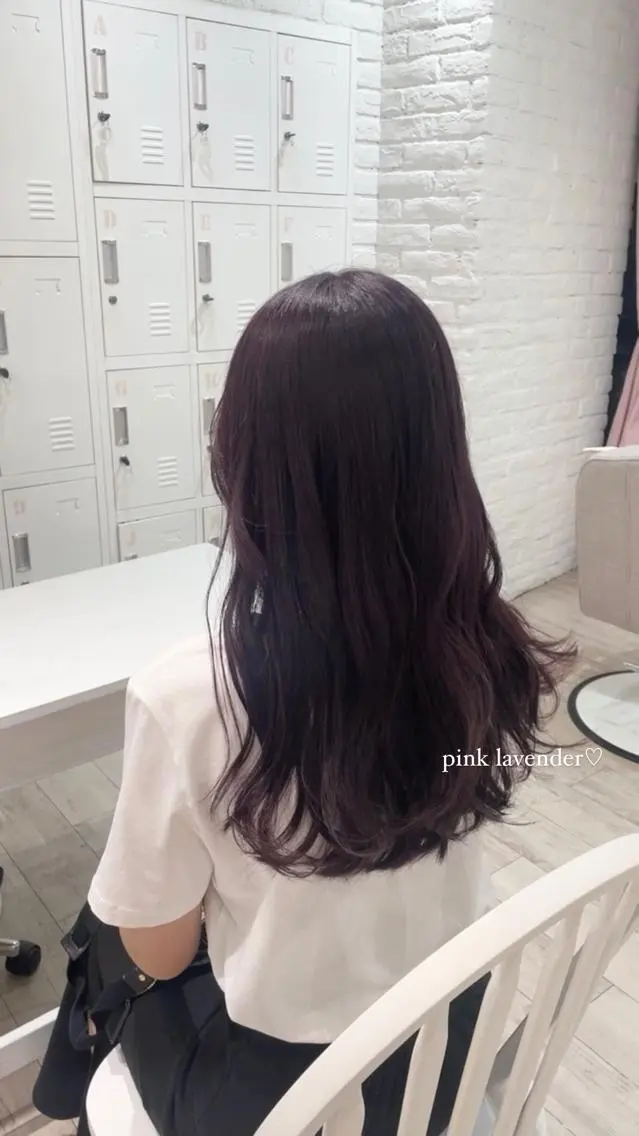 ロング Himawari♡ 柔らかいカラーのヘアスタイル