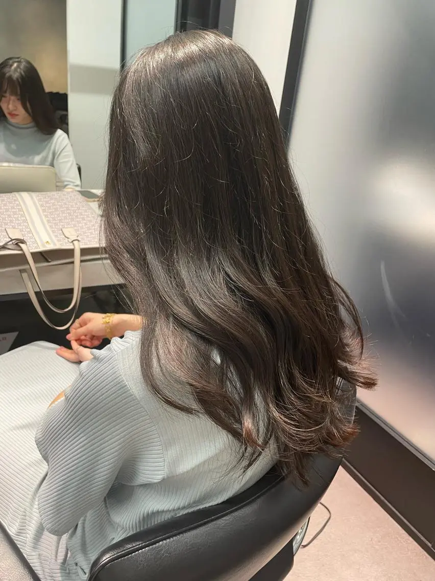 ミディアム カラー 韓国ヘア 店長NEGIのヘアスタイル