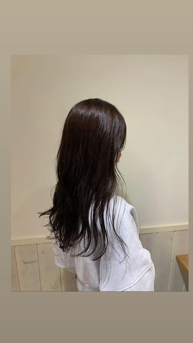 ロング カラー 💖クボ モモ💖のヘアスタイル