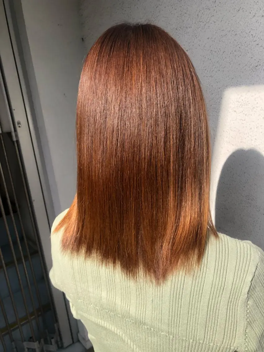 ミディアム カット 縮毛矯正 トリートメント 【髪質改善特化･ 福田航洋】のヘアスタイル