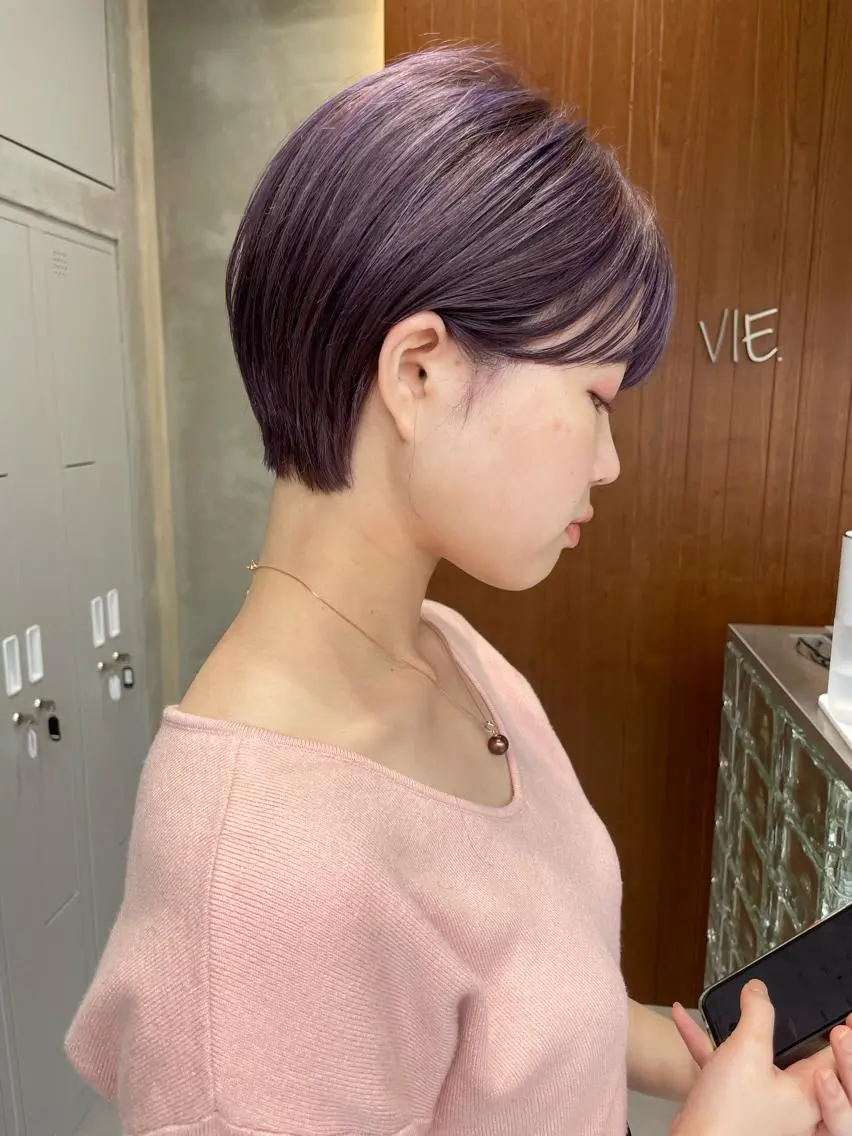 ショート カラー 華 /ショート/ボブのヘアスタイル