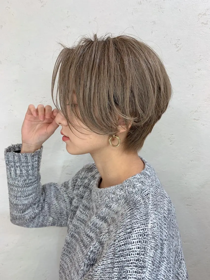 ショート レイヤー/縮毛矯正 髪質改善/e_kiのヘアスタイル