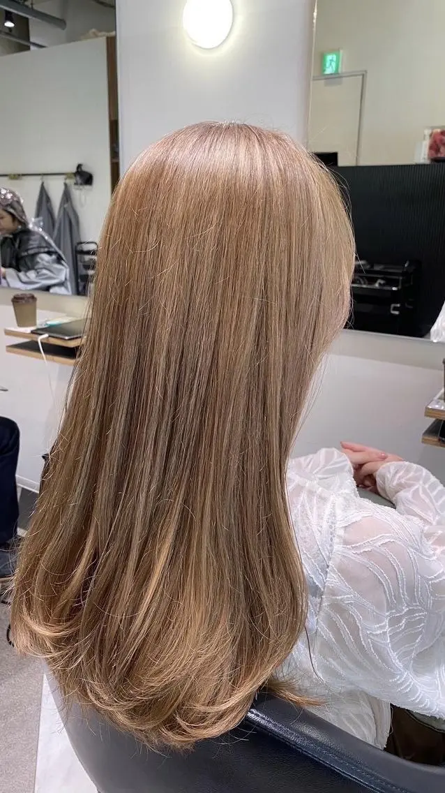 ロング カラー カット ヘアカラー トリートメント 似合わせカット 銀座/アライ カズヤのヘアスタイル