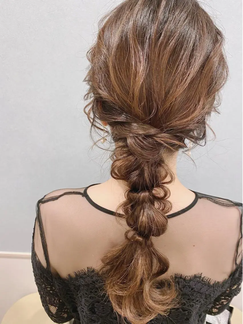 ロング ヘアアレンジ ヘアセット 大阪/ヘアアレンジ /似合わせset💐のヘアスタイル