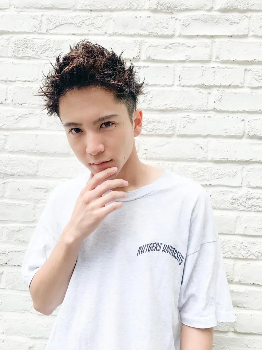 ショート ヘアアレンジ メンズ カット ヘッドスパ メンズスタイル ly本厚木のヘアスタイル