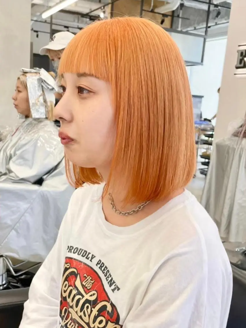 ショート カラー ブリーチ&髪質改善 TAIGAのヘアスタイル