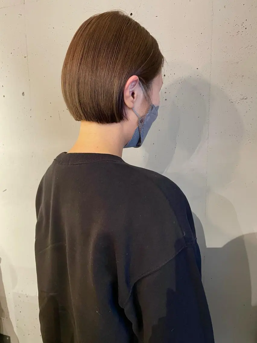 ミディアム カラー ヘアカラー トリートメント 東 みのりのヘアスタイル