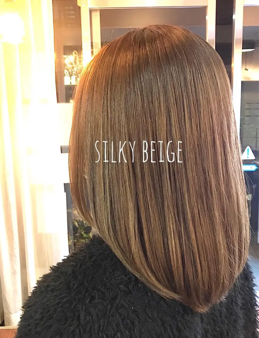 ミディアム カラー ブリーチ ブリーチなしカラー 💎透明感カラー特化 💎TAISEIのヘアスタイル