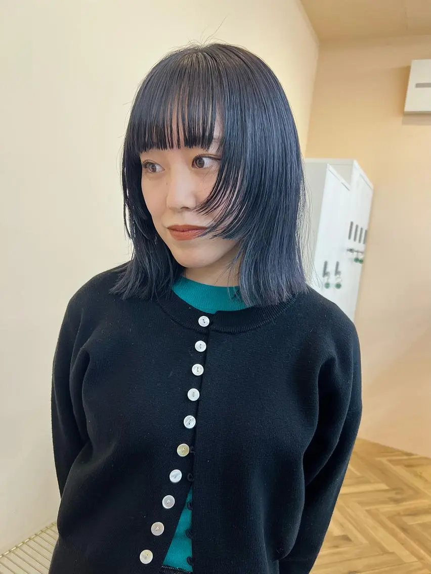 ミディアム 【ダブルカラー指名 No.1】森栄範のヘアスタイル