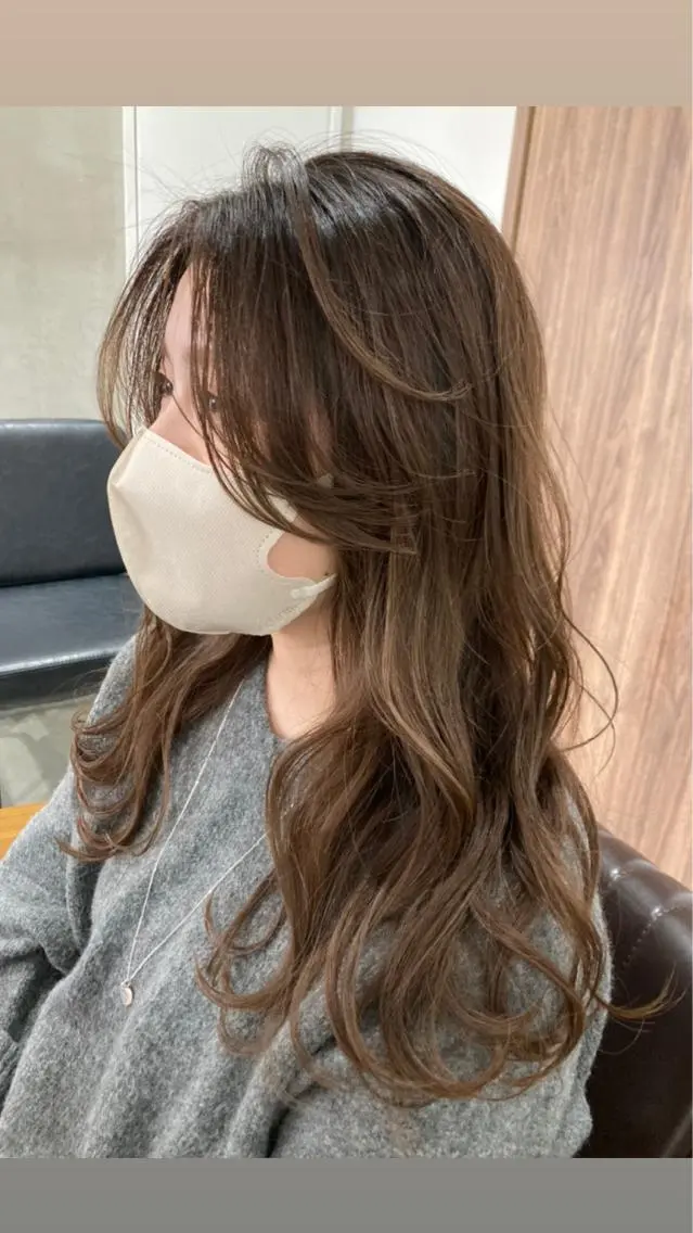 ロング 髪質改善 カット ヘアカラー Larry🌼中下 美香のヘアスタイル