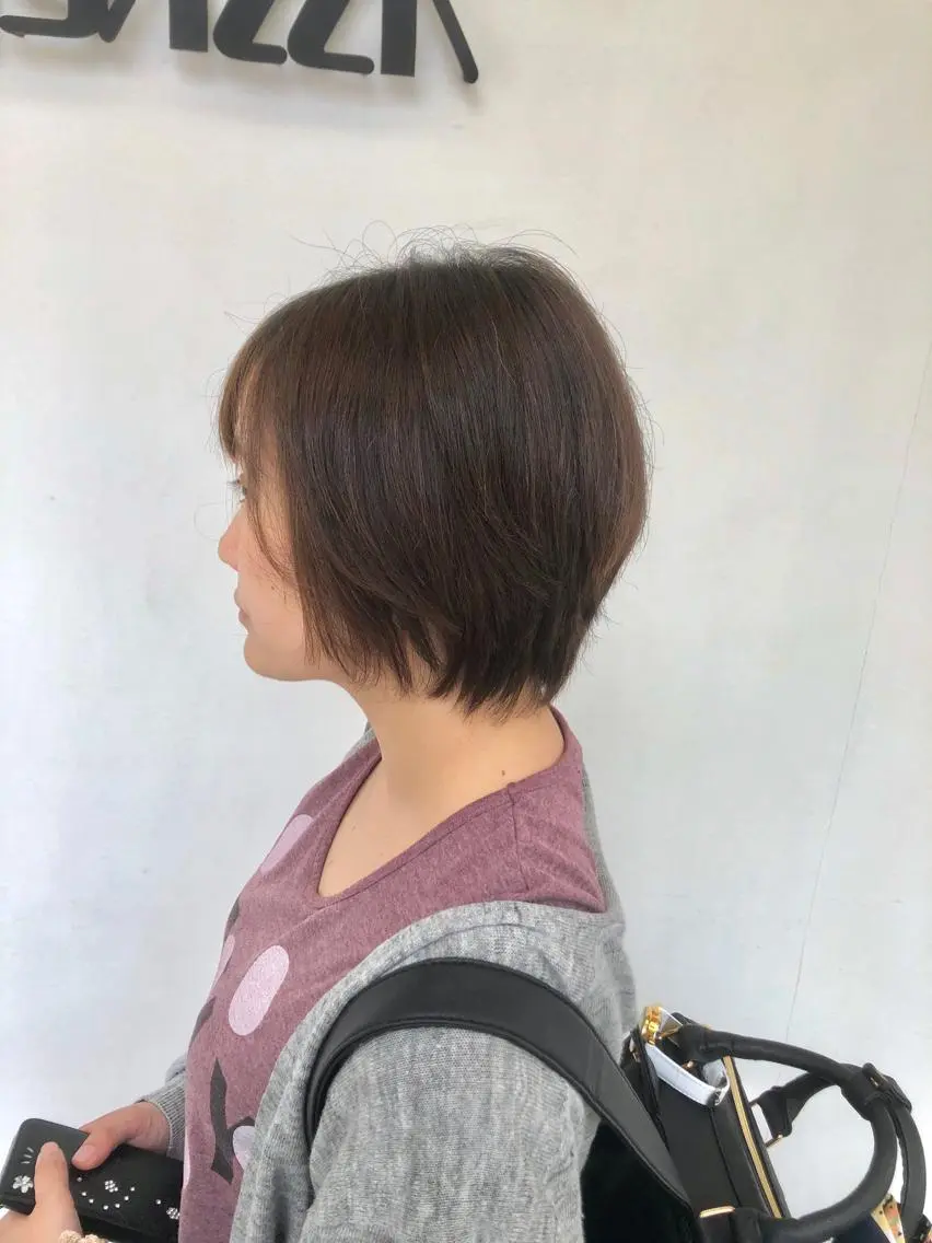 ショート ショートボブ ボブ ショートヘア カット 東條 克義のヘアスタイル