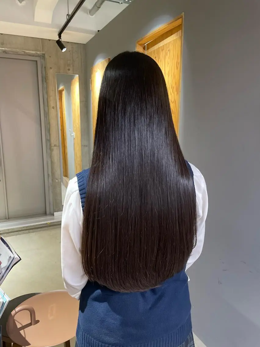 ロング 縮毛矯正 カット 縮毛矯正 トリートメント noa ☪︎のヘアスタイル