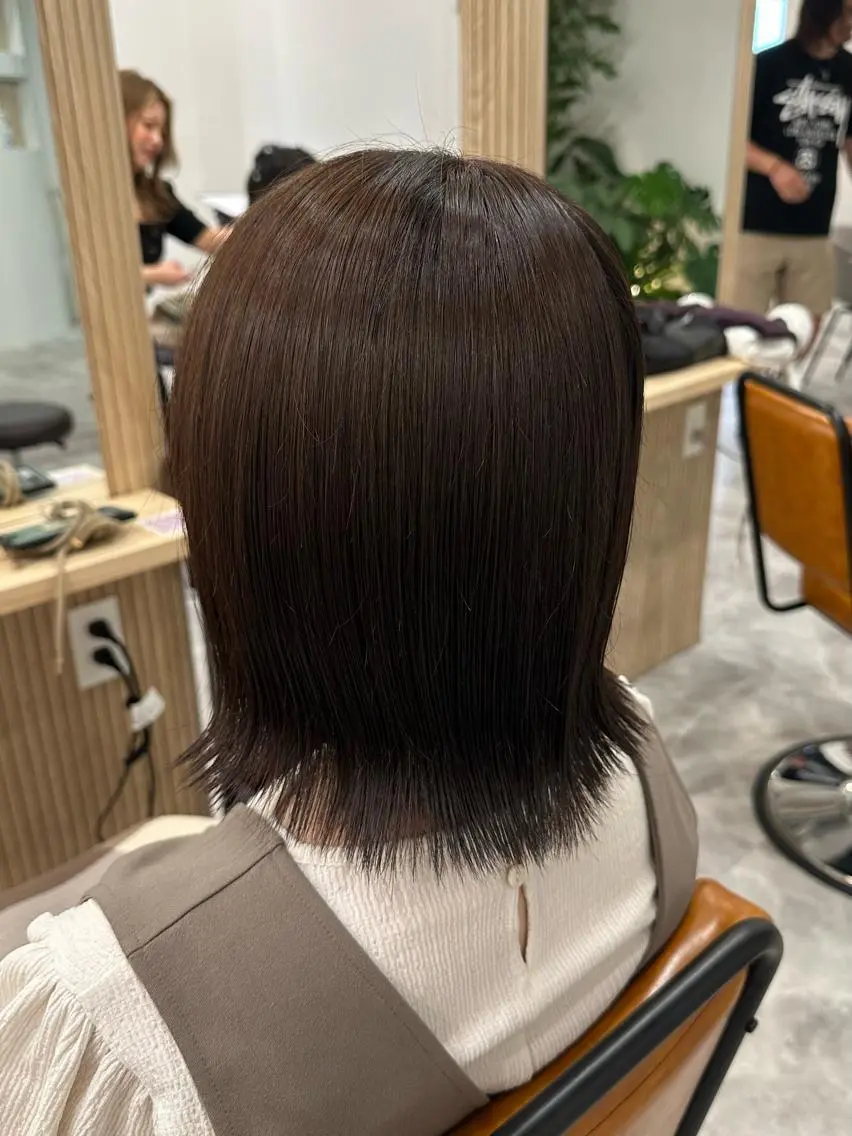 ミディアム カラー カット ヘアカラー ROPE🫧 フウカのヘアスタイル