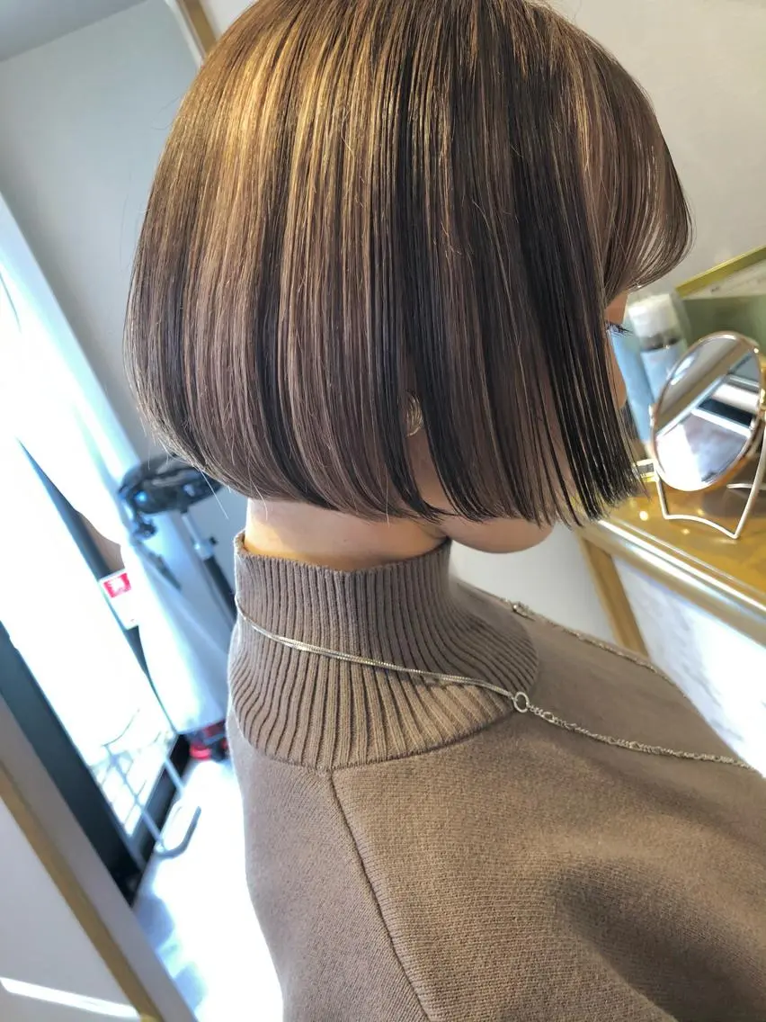 ショート ボブ 本田 奈穂美のヘアスタイル
