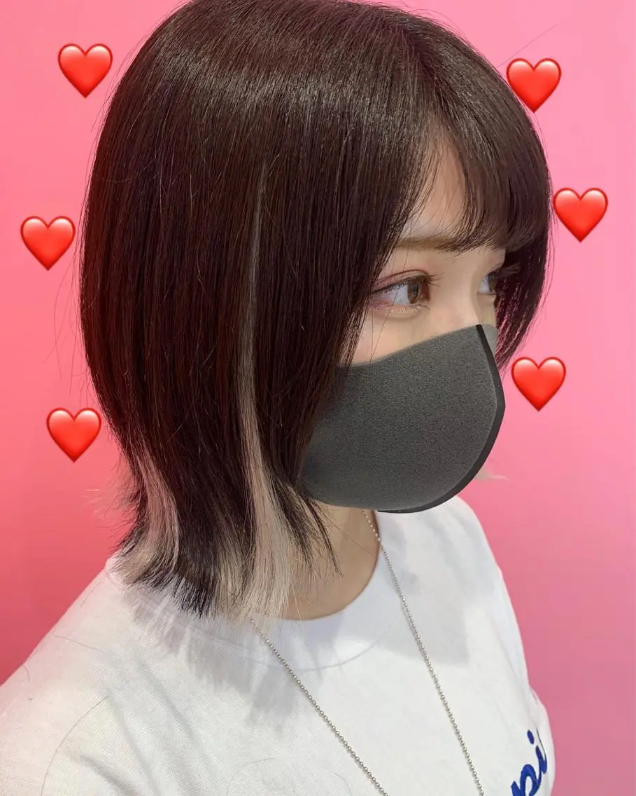 ショート カラー シールエクステ ブリーチ ダブルカラー グラデーションカラー グレージュ 新宿駅近♡個室 ♡関口三都季🌜のヘアスタイル