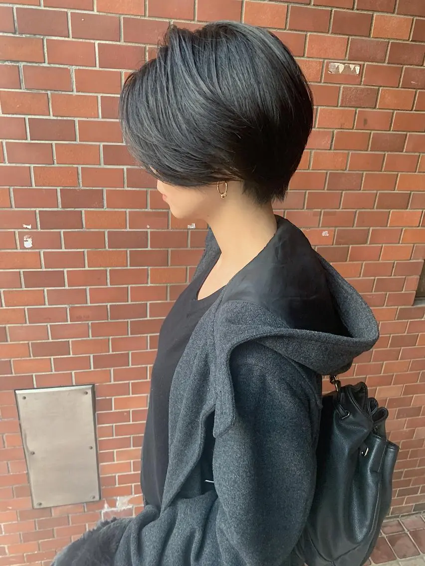 ショート 丹羽大喜 縮毛矯正/美髪矯正のヘアスタイル