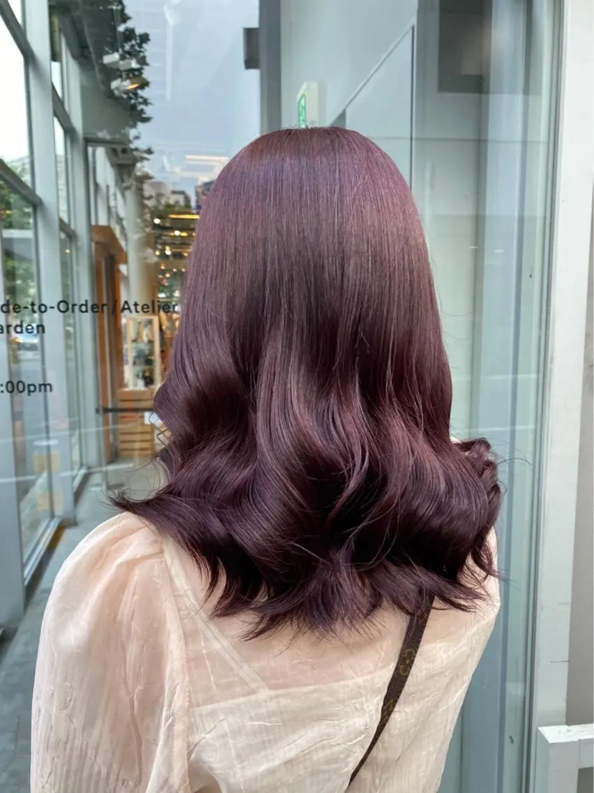 ロング カラー 💕コテ巻き風パーマ 💕KEIYA 💕のヘアスタイル