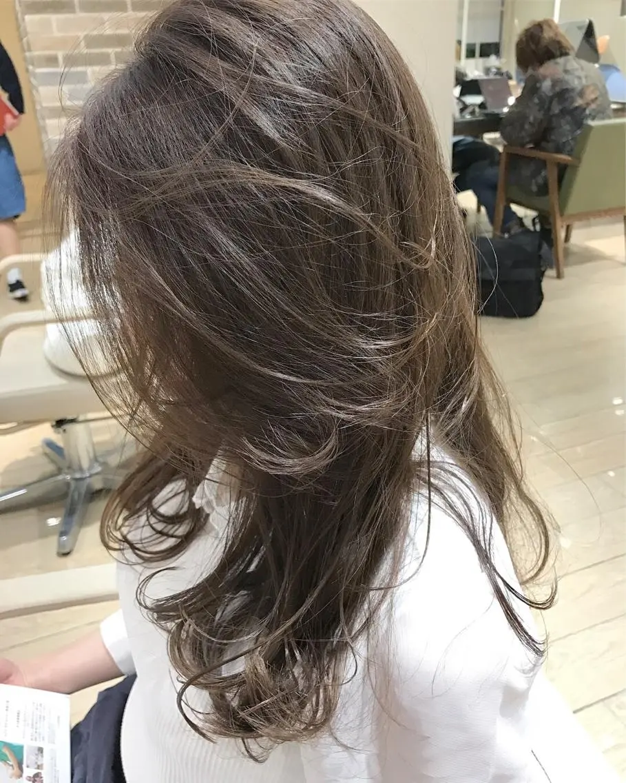 セミロング カラー ブリーチ ダブルカラー 【1日2名様限定】 AFLOAT白川雄副のヘアスタイル