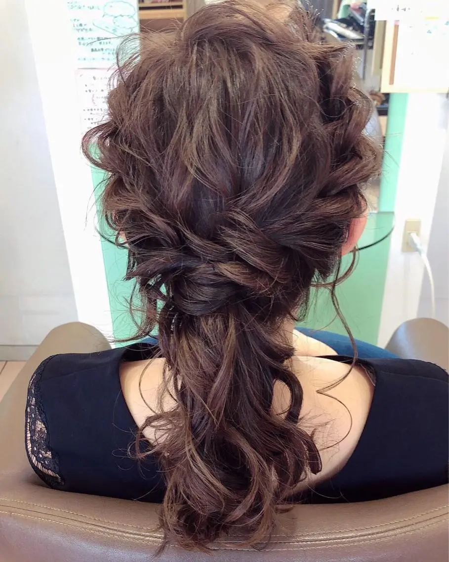 ヘアアレンジ ヘアセット 松田 みのりのヘアスタイル