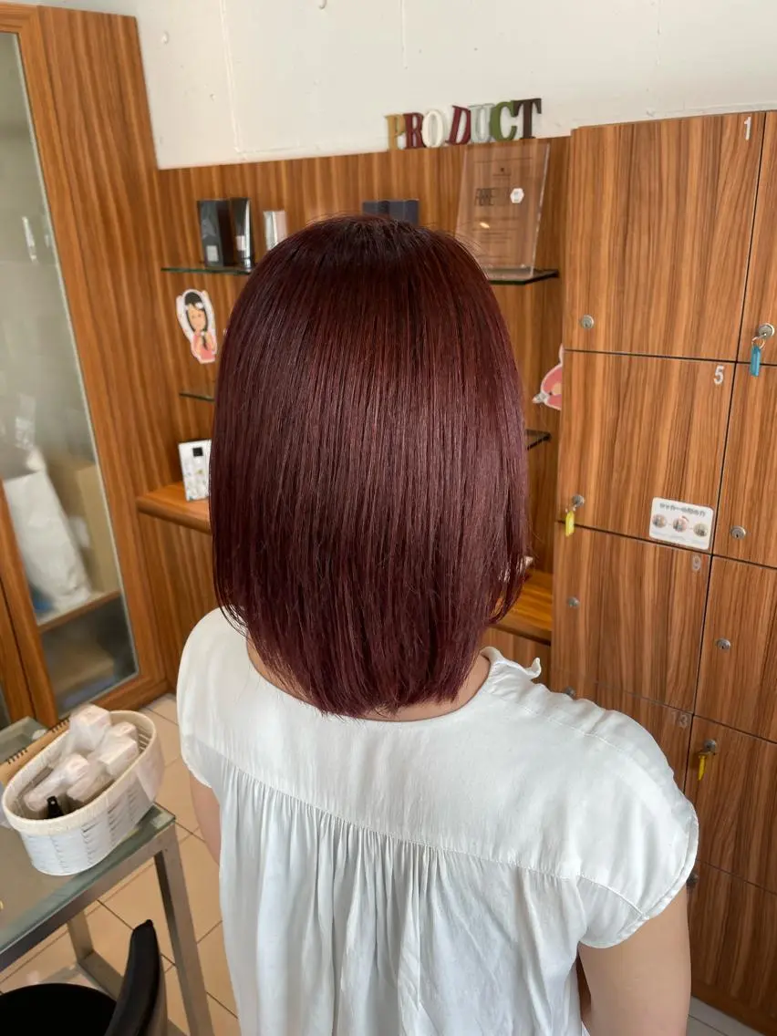 ミディアム ヘアカラー トリートメント ☪︎⋆ hair & eye yuka˚✩のマツエク・マツパデザイン