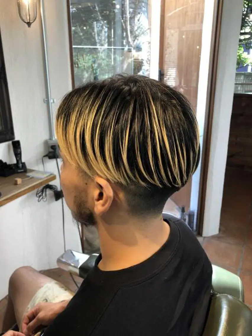 ショート カラー メンズ カット 冨士川 英樹のヘアスタイル