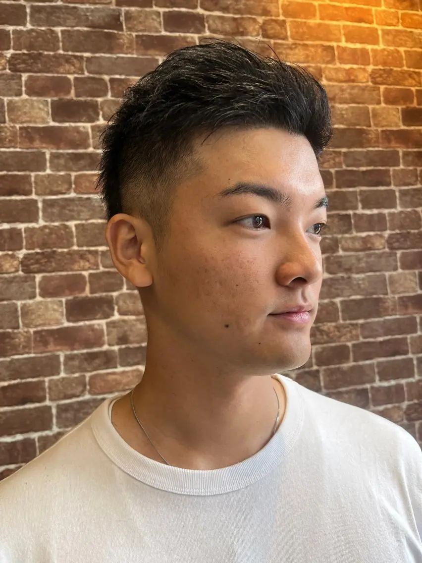 ショート カラー パーマ ヘアアレンジ メンズ キッズ ネイル マツエク・マツパ アイブロウ メンズブリーチ メンズハイライト メンズインナーカラー メンズ韓国風 ブリーチ 久木原 ゆりのヘアスタイル