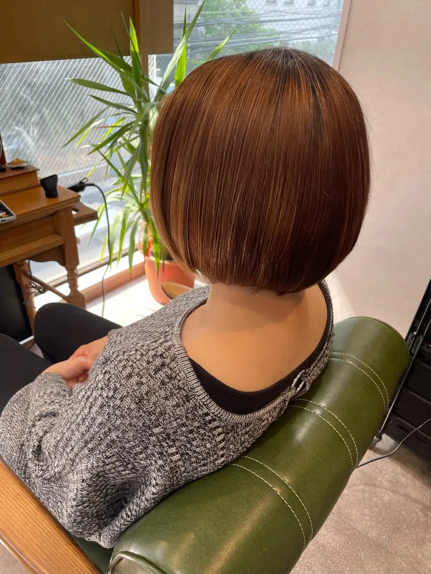 ミディアム 美髪 透明感カラーSotaのヘアスタイル