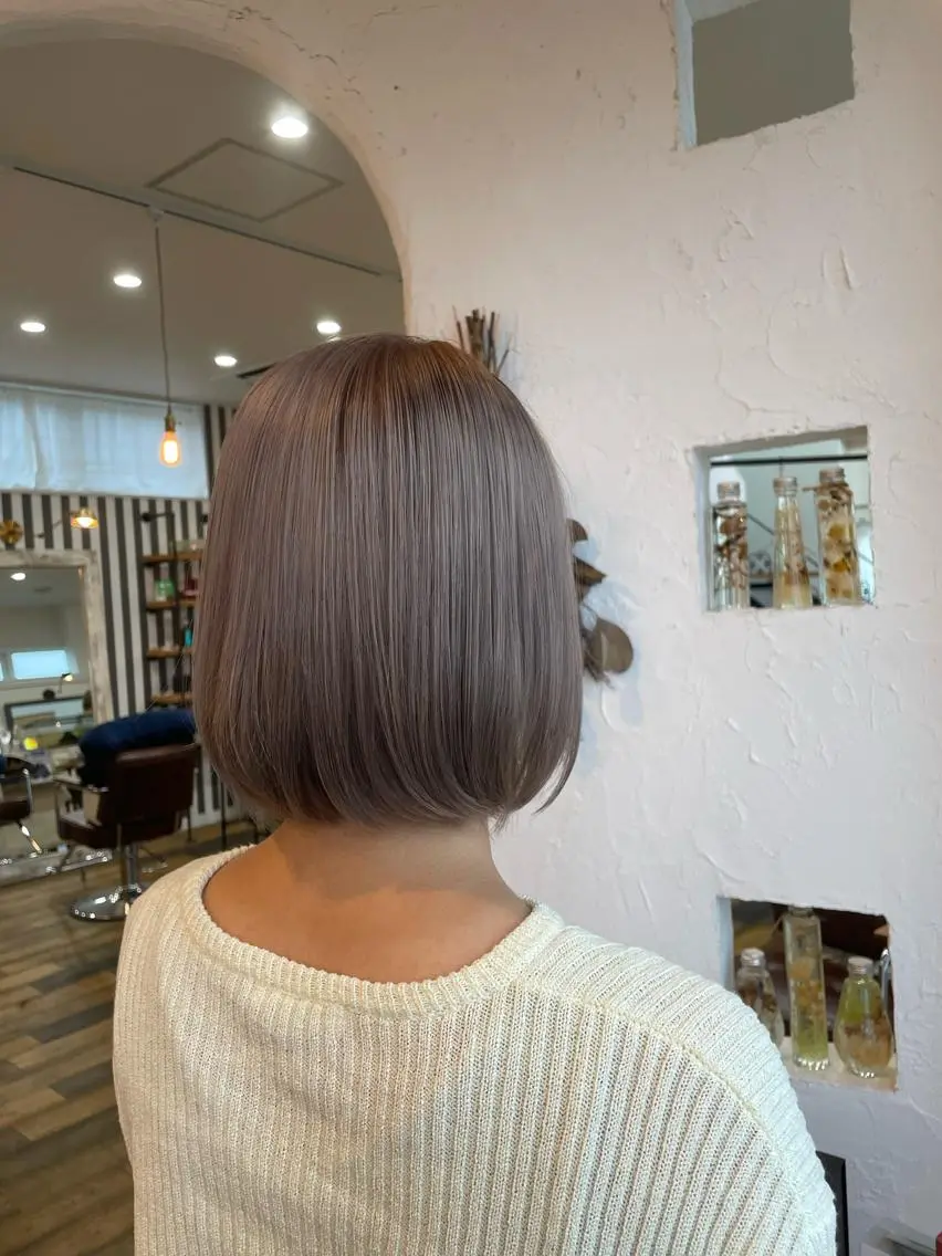 ショート カラー ヘアカラー 🌸小掛🌸 豊橋外国人風カラーのヘアスタイル