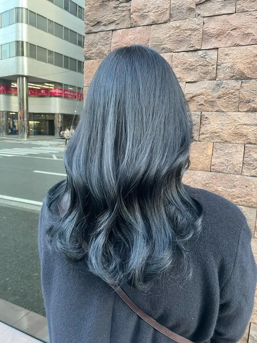 ロング カット ヘアカラー 【美容室が苦手な方 専問美容室】MIHOのヘアスタイル