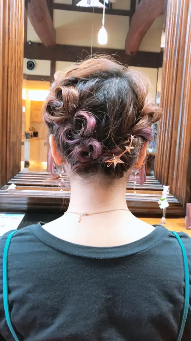 ショート ヘアアレンジ MIZUKI🫧ྀི 韓国ヘアAFLOATのヘアスタイル