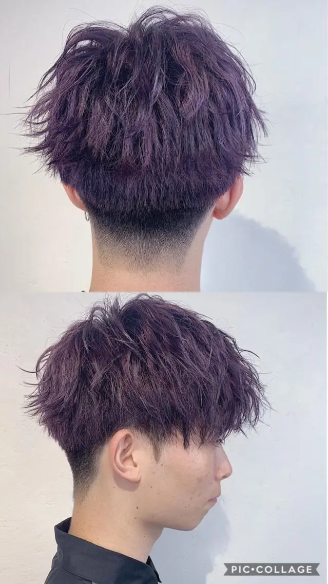カラー メンズ _WHITE 高槻のヘアスタイル