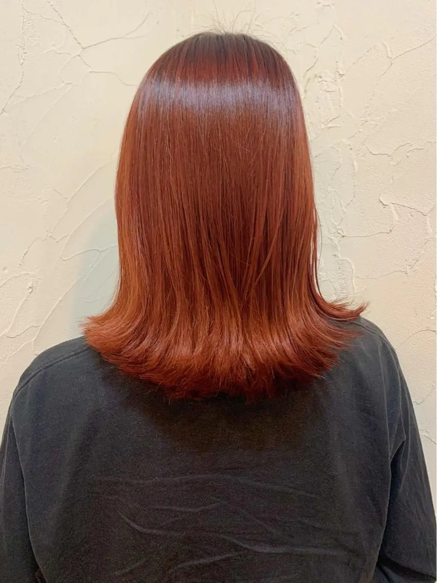 ミディアム ハイライト 髪質改善 縮毛矯正 トリートメント ヘアカラー ✂︎マンツーマン施術 ａｙｅ✂︎のヘアスタイル