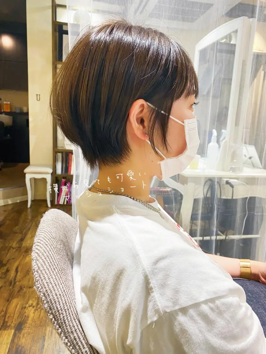 ショート カット ヘアカラー トリートメント ヒラヤマ ユウスケのヘアスタイル