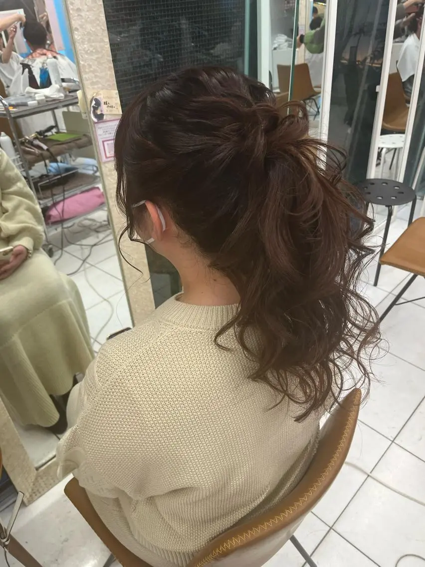 ロング ヘアセット pyoru shihoriのヘアスタイル