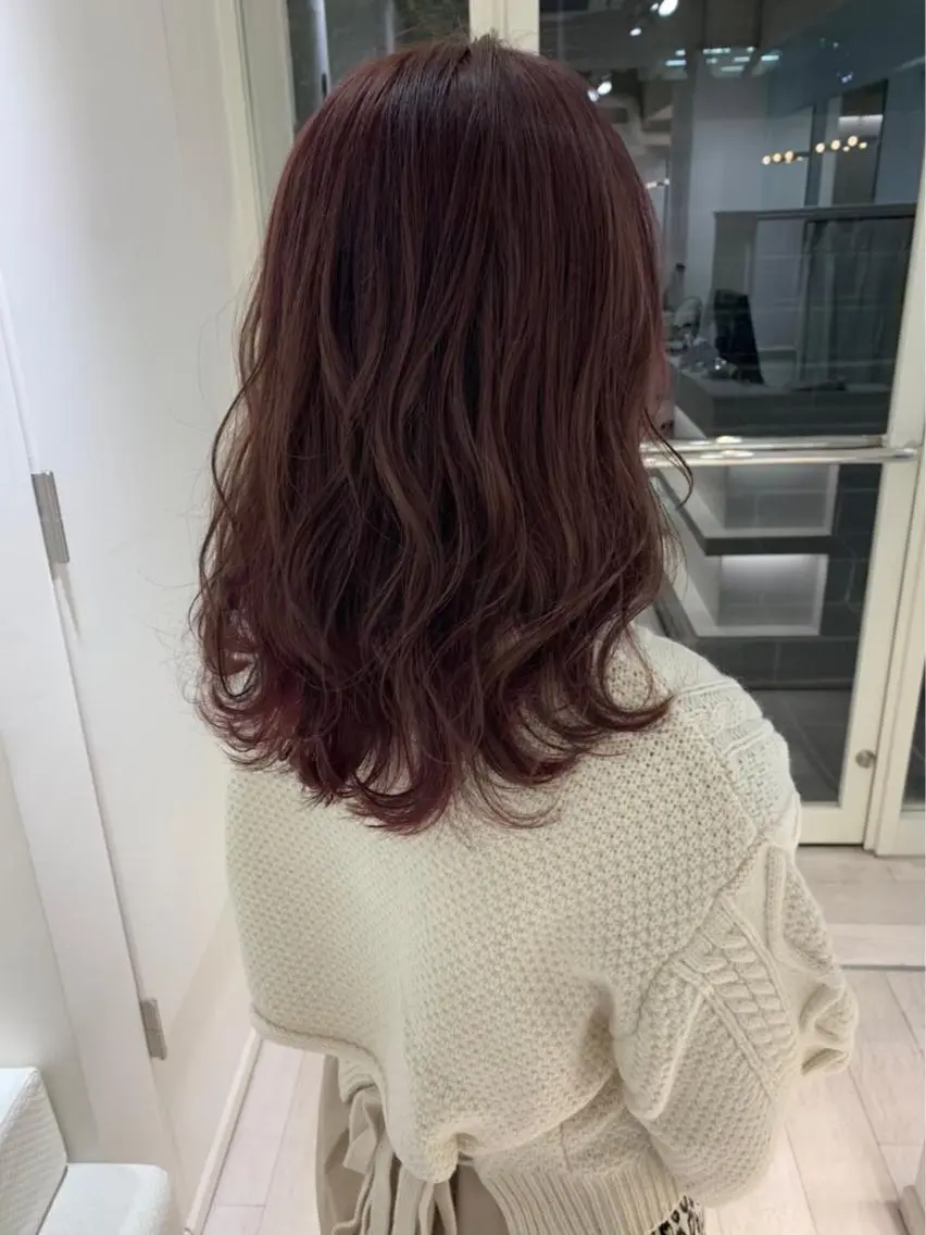 セミロング Okamura Chisatoのヘアスタイル