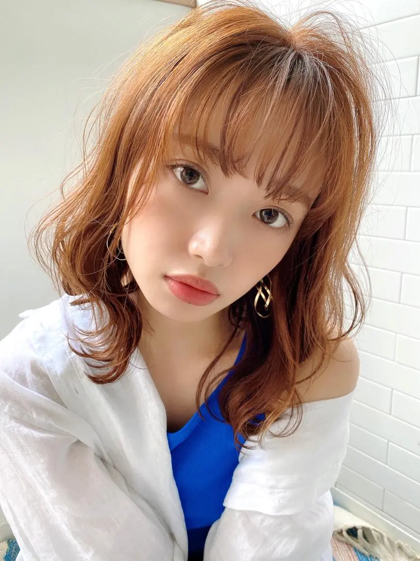 ミディアム カット ヘアカラー トリートメント 🔥似合わせのプロ 🔥REGOのヘアスタイル