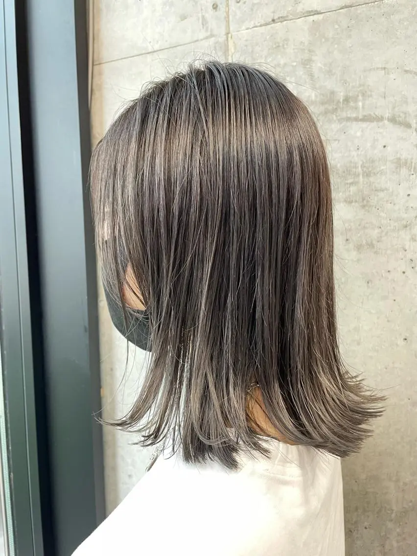 ミディアム 🧸髪質改善/ 艶カラー/成田ありさのヘアスタイル