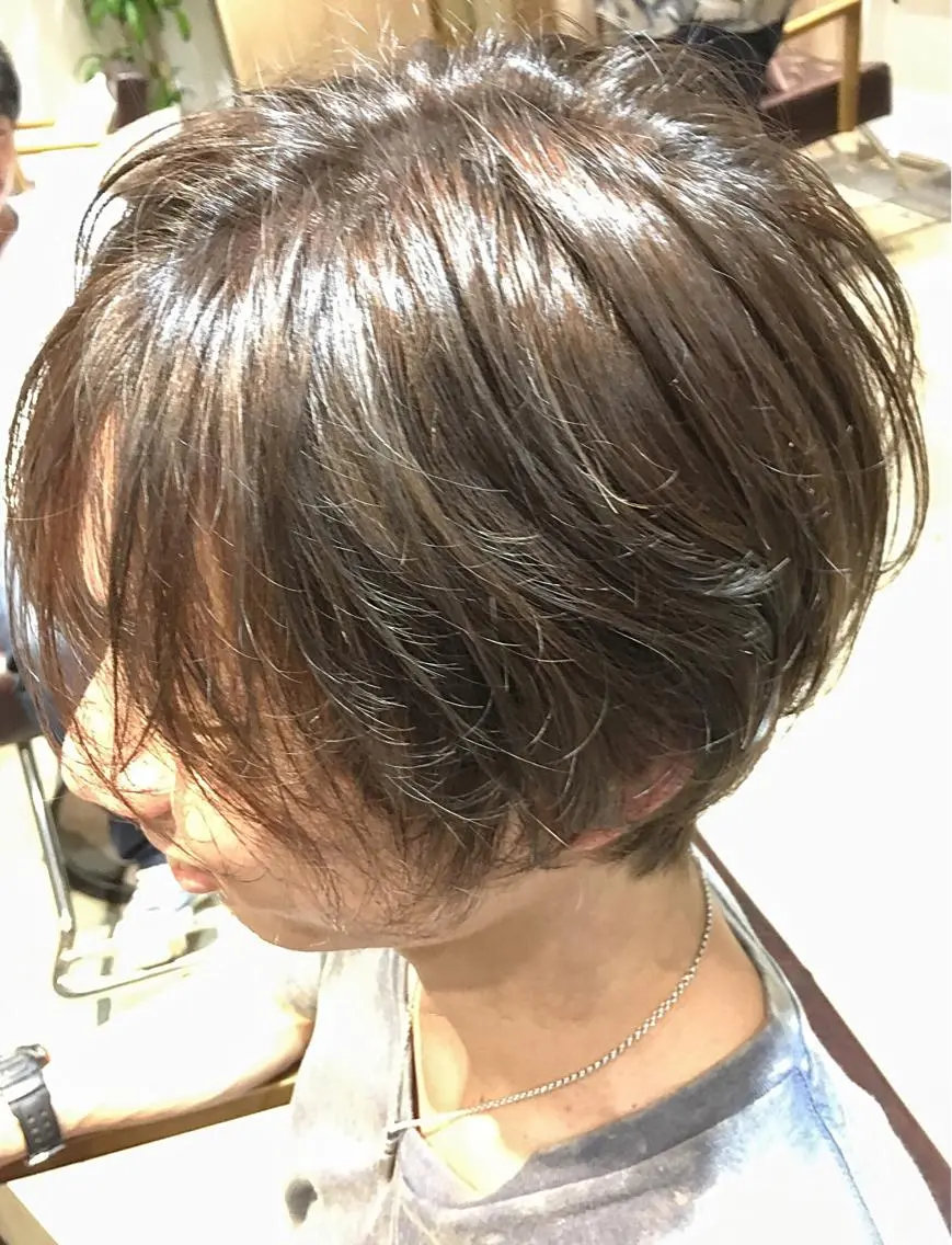 ショート カラー メンズ カット ヘアカラー トリートメント 浦山 和之のヘアスタイル