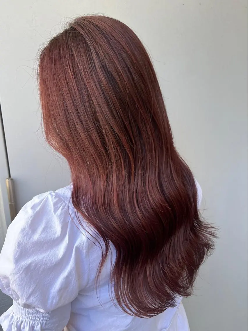 セミロング 💖札幌カラー 指名No.1💖玲奈のヘアスタイル