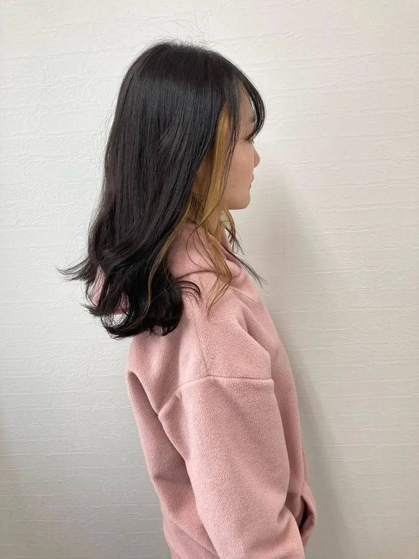ロング カラー ヘアカラー 星野 美沙のヘアスタイル