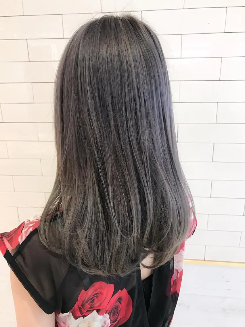 ミディアム カラー パープルカラー 🧡ショートの達人 🧡SHOのヘアスタイル